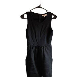 Madewell XS Sleeveless Stretchy Midi Black Dress